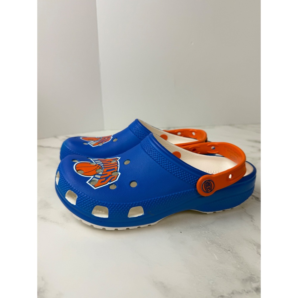 NBA X Crocs New York Knicks Shoes Sz M 6 W 9 NWT